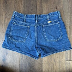 Vintage Rustler Denim Jean Shorts Women's Medium Wash Mom Shorts Western Boho